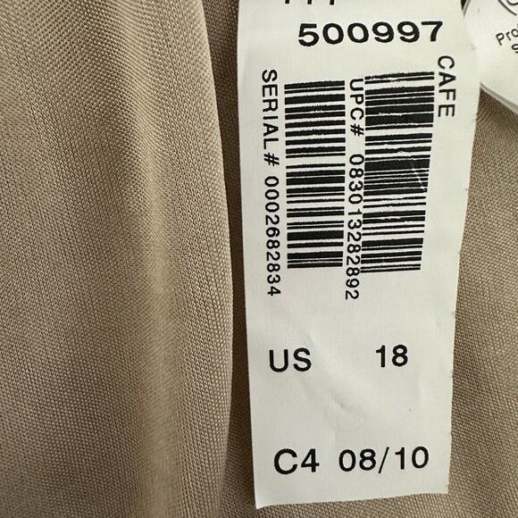 Alfred Angelo Pleated Skirt Size 18 Champagne / Light Tan - Picture 4 of 5